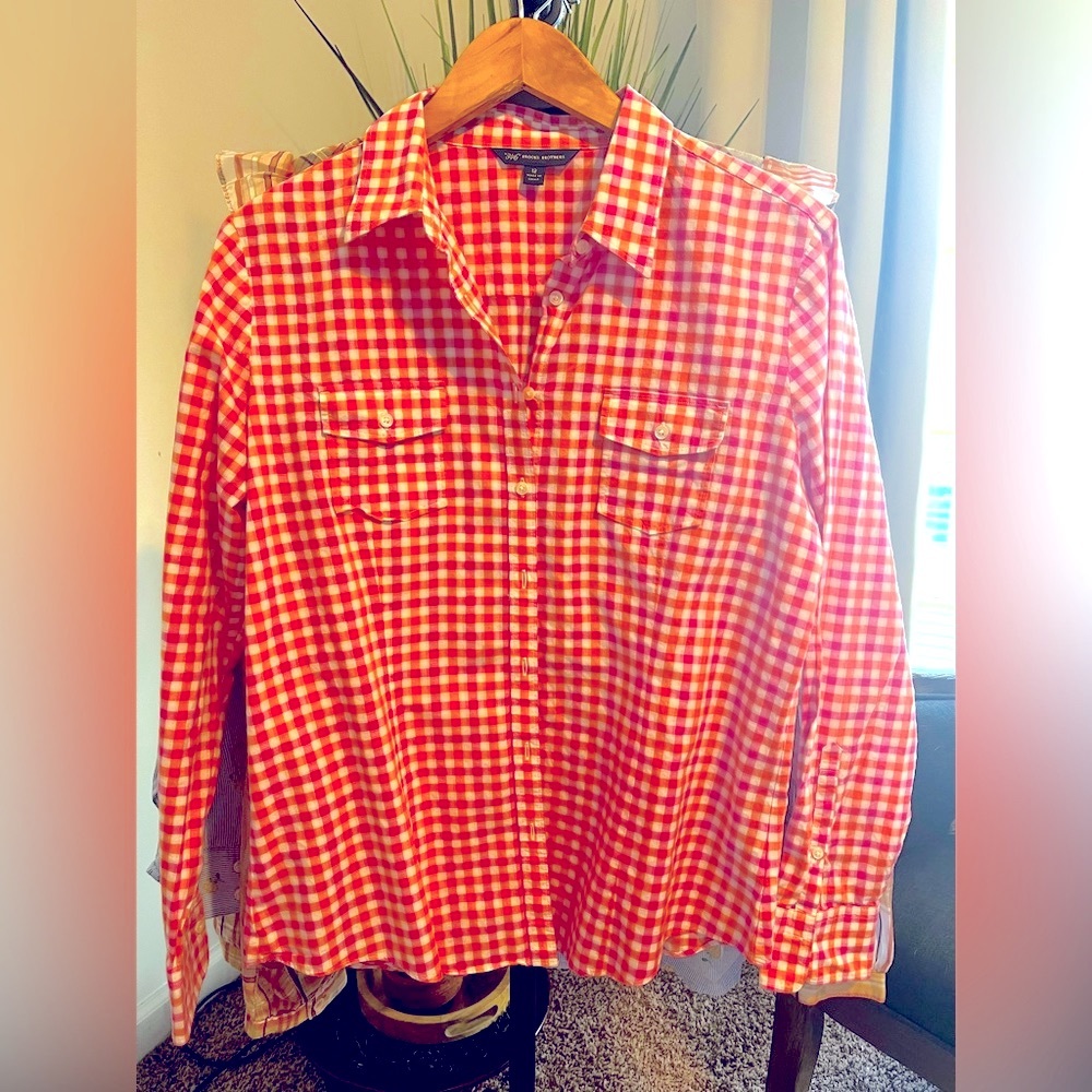 👘 Brooks Brothers “346” Gingham Shirt